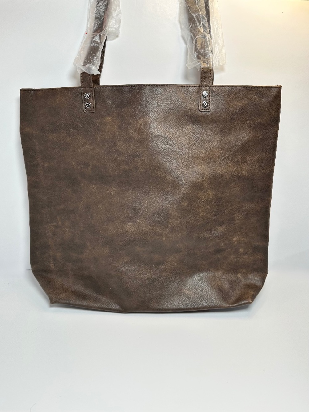 Thirty-One Around Town Tote Chestnut Distressed Pebble | Large Shoulder Bag
